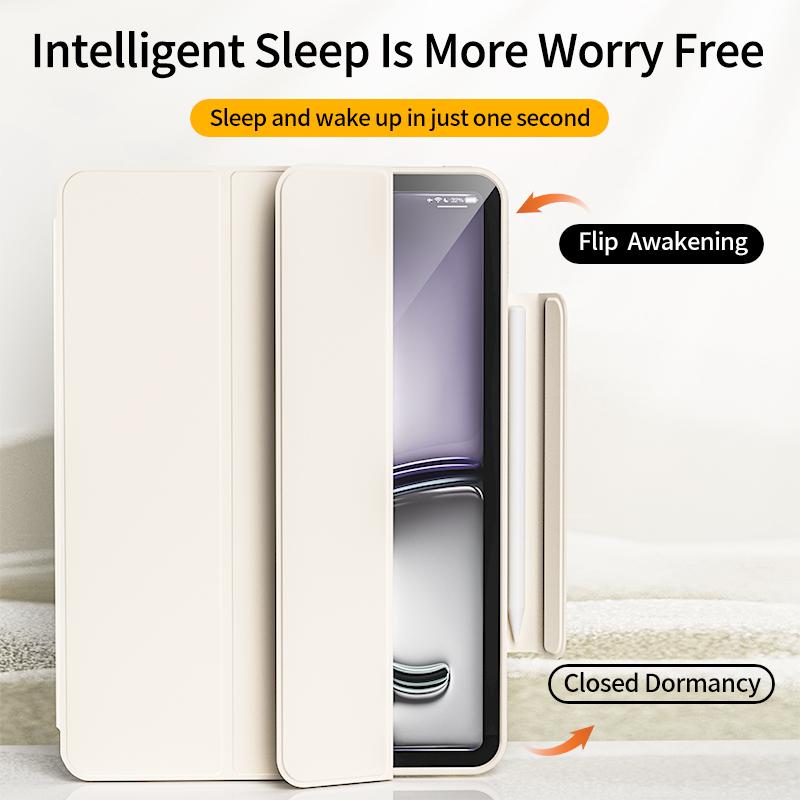 Magnetic Detachable Rotatable Tablet Case, 1 Count 360° Rotatable Tablet Protective Cover, Smart Tablet Protector for iPad, iPad Tablet Accessories