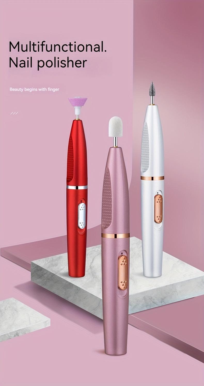 New Nail Drill Machine USB Rechargeable Portable Lightweight Compact Electric Nail File, Nail Trimmer File, Nail Grinding Tool, Manicure Pedicure Tool for Smooth Nails, Easy to Use at Home or Salon