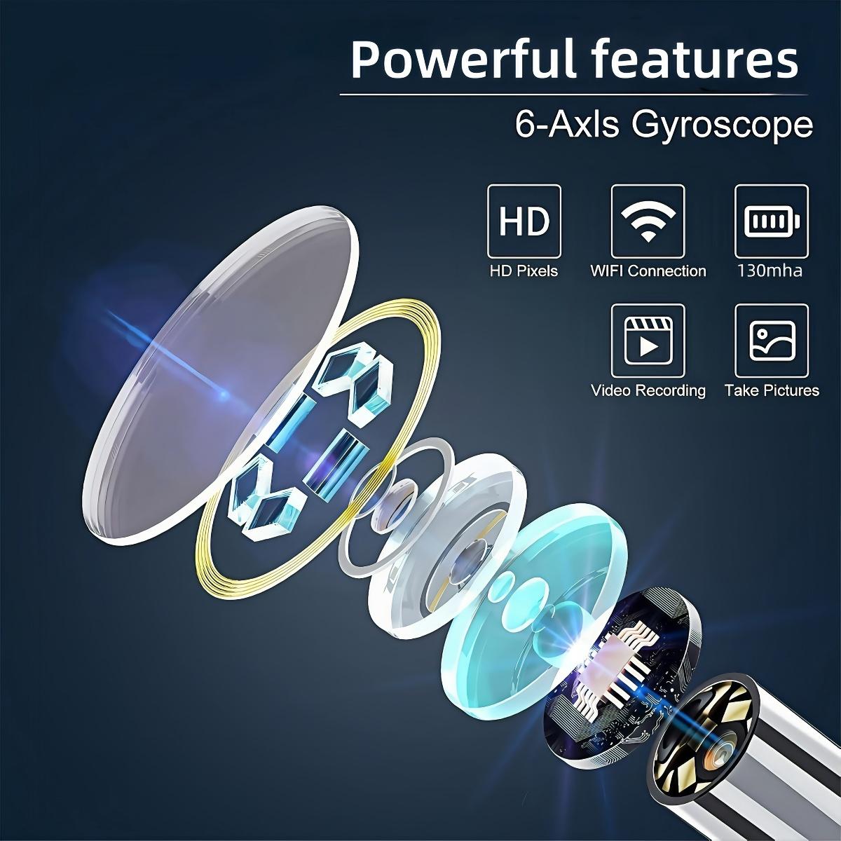 Multi Functional Visual Ear Picking Tool, Ear Cleaner Camera, 7 Replacement Tips + 3 Inspection Tools, Type-C Charging, Wireless Design, New Condition