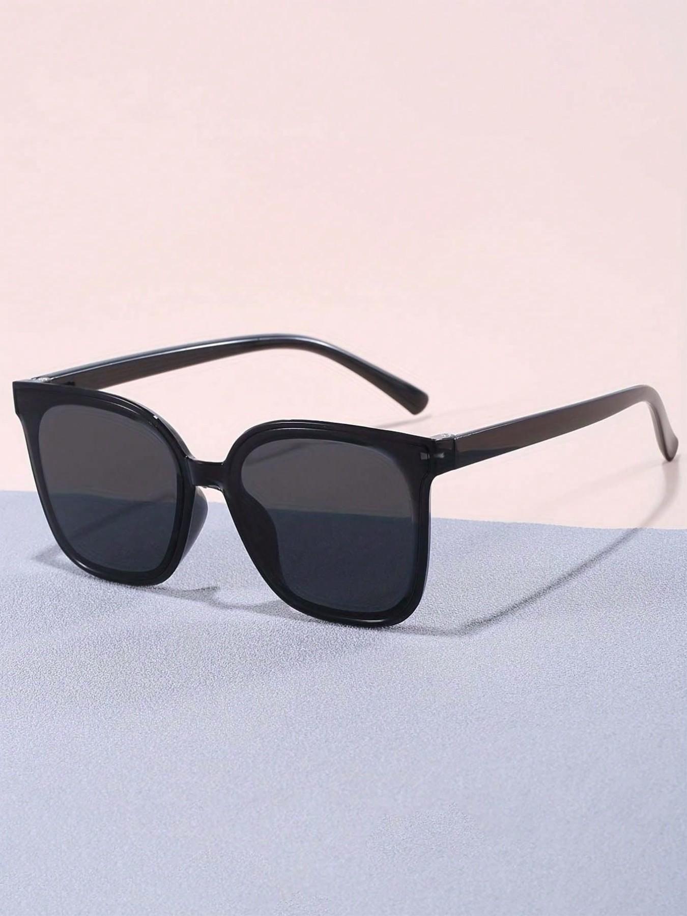 Vintage Square Kids Glasses, Casual Style PC Frame Lenses, Outdoor Hiking Decorative Eyewear, Children Fashion Sunglasses