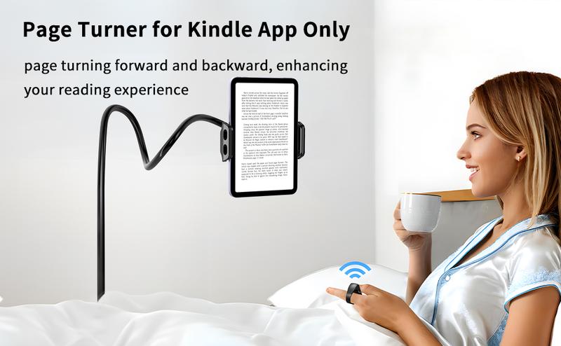 Scrolling Ring Wireless Bluetooth Remote Control for TikTok, Youtube Shorts, Instagram Reels, RedNote, Douyin, Kindle App - Not Compatible with Kindle Device, Google and Motorola Phones