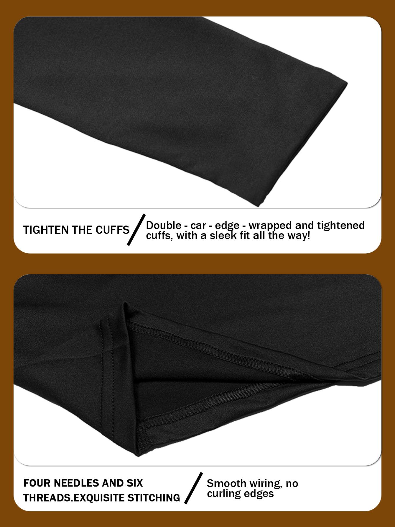 Men's three-piece set with long-sleeved shirt and round-neck casual T-shirt with letter pattern  Suitable for home, dates and outdoor activities