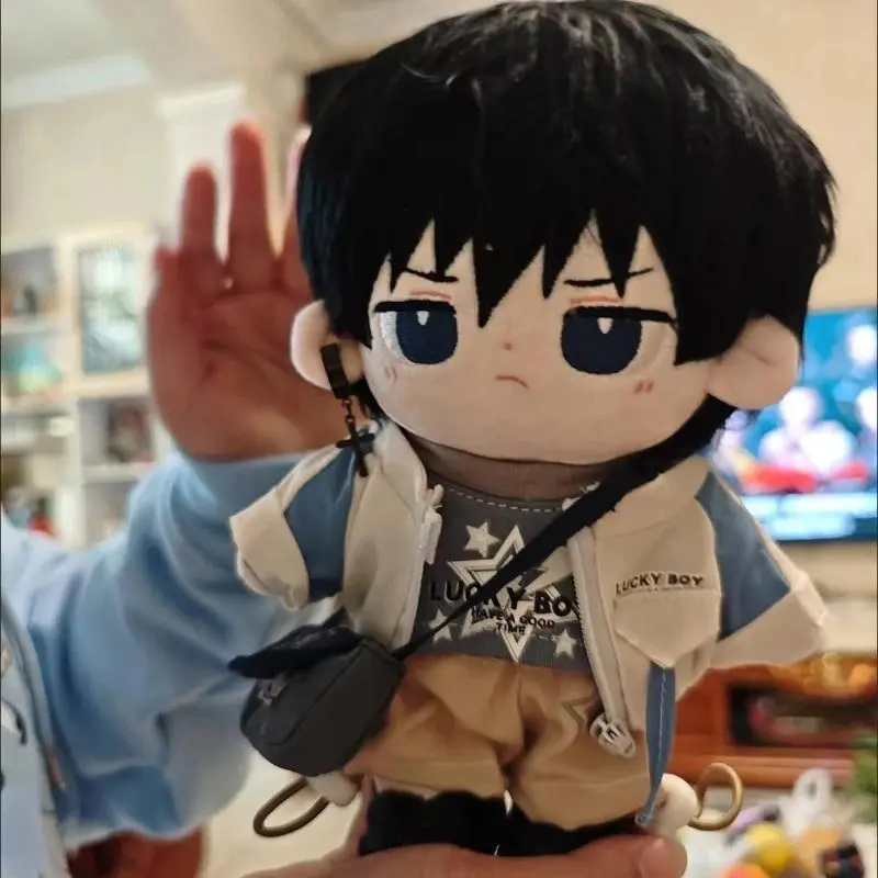2026 New hot item 20cm Jujutsu Kaisen Fushiguro Megumi Cartoon Plush  Doll Change Clothes Toys for Kids Birthday Gifts Xmas Gift