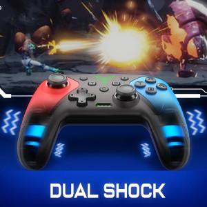 Switch Controller for Nintendo Switch/Lite/OLED Controller , Wireless Switch Controller with a Mouse Touch Feeling on Back Buttons, Switch Pro Controller with Programmable, Wake-up,Turbo Function