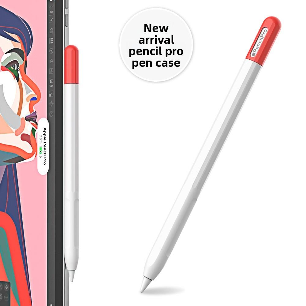 Silicone Colorful Touch Pen Case for Apple Pencil Gen 1 & 2, Anti-Slip Design, Durable and Stylish, Writing Support, Comfortable Top