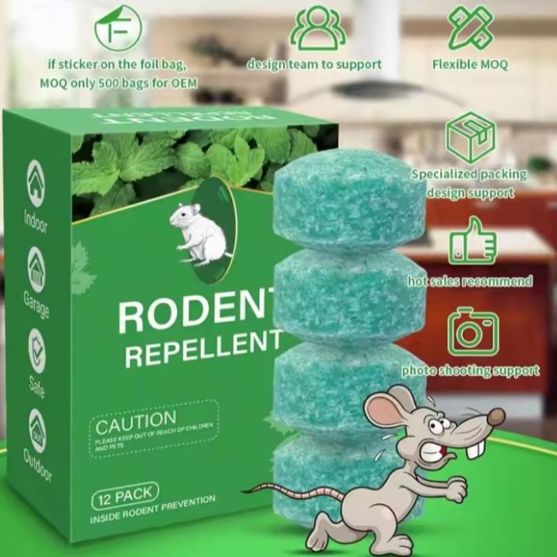 Natural Peppermint Repellent Balls • BUY 1 GET 1 FREE Popular Natural Rodent Repellent Balls! Infused with peppermint and lemon oil, these balls effectively deter squirrels, rats, spiders,