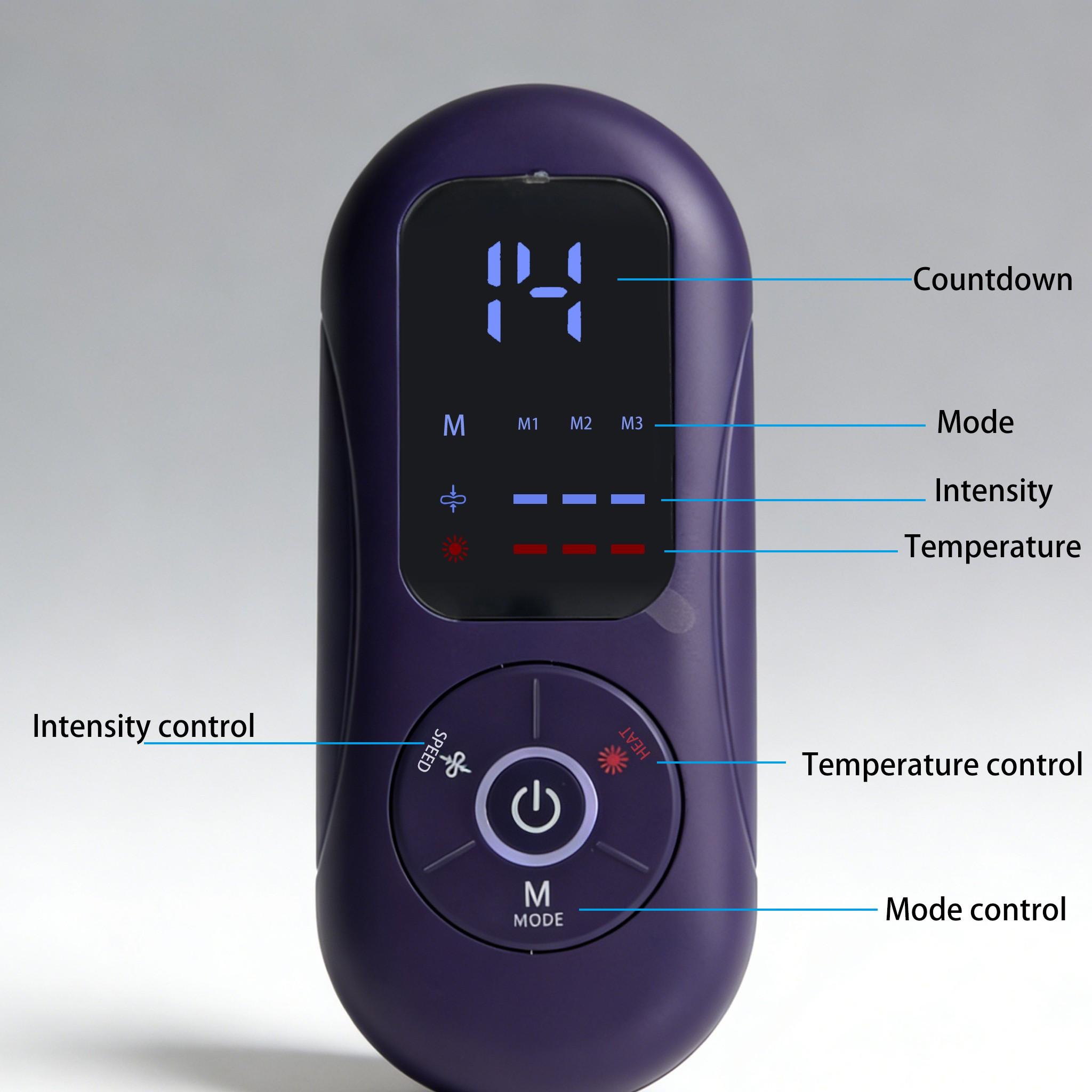 Portable Heated Head Massager, Electric Head Massage Device, Freely Adjustable Multiple Modes, Perfect Holiday Gift for Parents and Elders