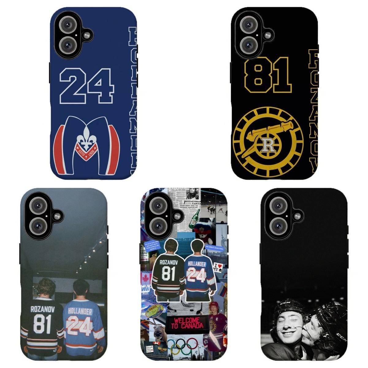 FL-Heat3d Rivalry Hollander 24 & Rozanov 81 Phone Case,90s Retro Collage Aesthetic Cover For iPhone 11 12 13 14 15 16 17 Air Pro Max for Samsung S26 S25 S24 S23 S22 S21 Case,Gift for her/him/fans
