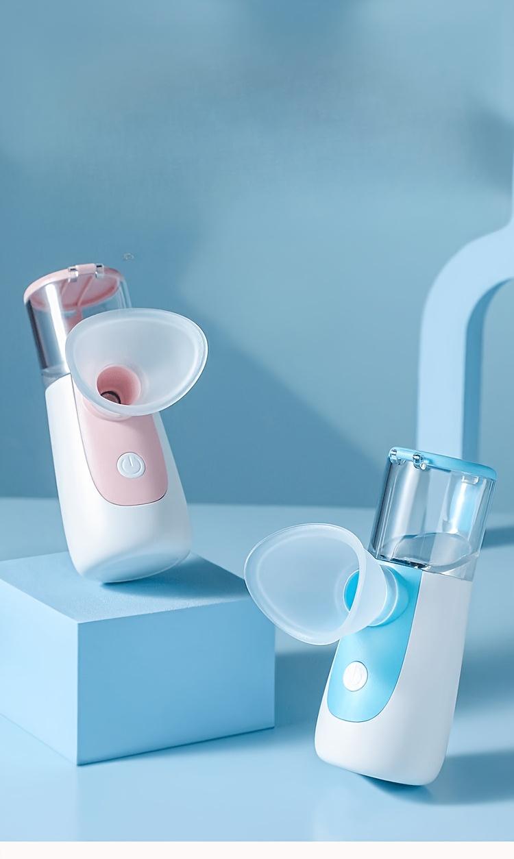 24ML Portable Handheld Nano Mist Sprayer, Rechargeable Mini Facial Atomizer Humidifier, Face & Eye Hydrating Moisturizer Beauty Instrument, USB Rechargeable Skin Care Tool for Home Office Outdoor Travel Use