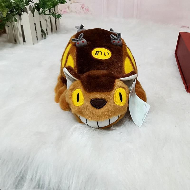 Hot 30-40cm Animation Bus Totoro Anime Peripheral Doll Soft Plush Animal Toys Stuffed Totoro Bus Kids Xmas Birthday Gift