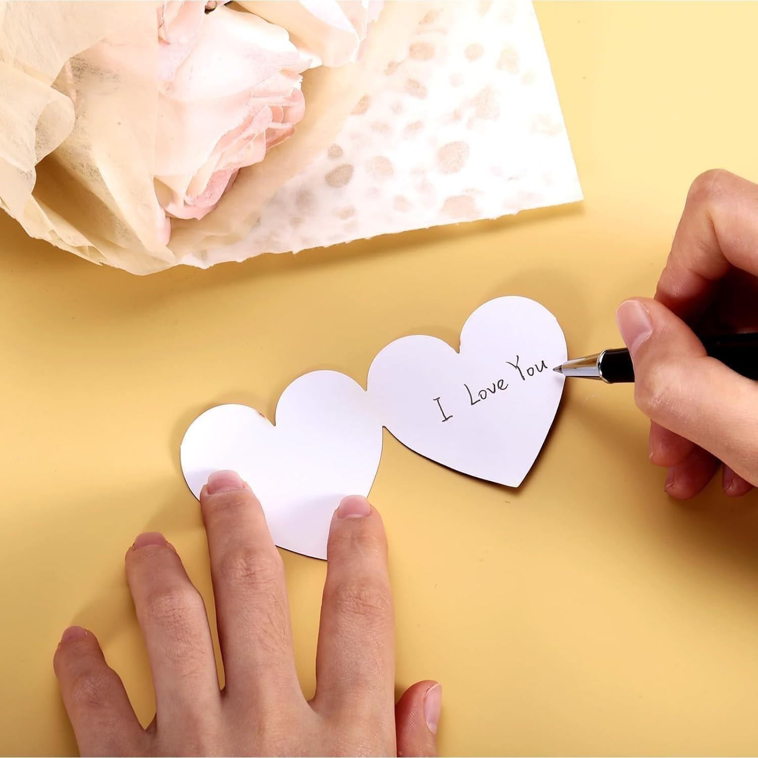 I Love You Because Jar - 50 Blank Love Notes Memory Jar for Boyfriend Girlfriend, Weding Shower Love Notes for Him Husband Wife, Love Letter Paper for Women Men, Anniversary Wedding Card