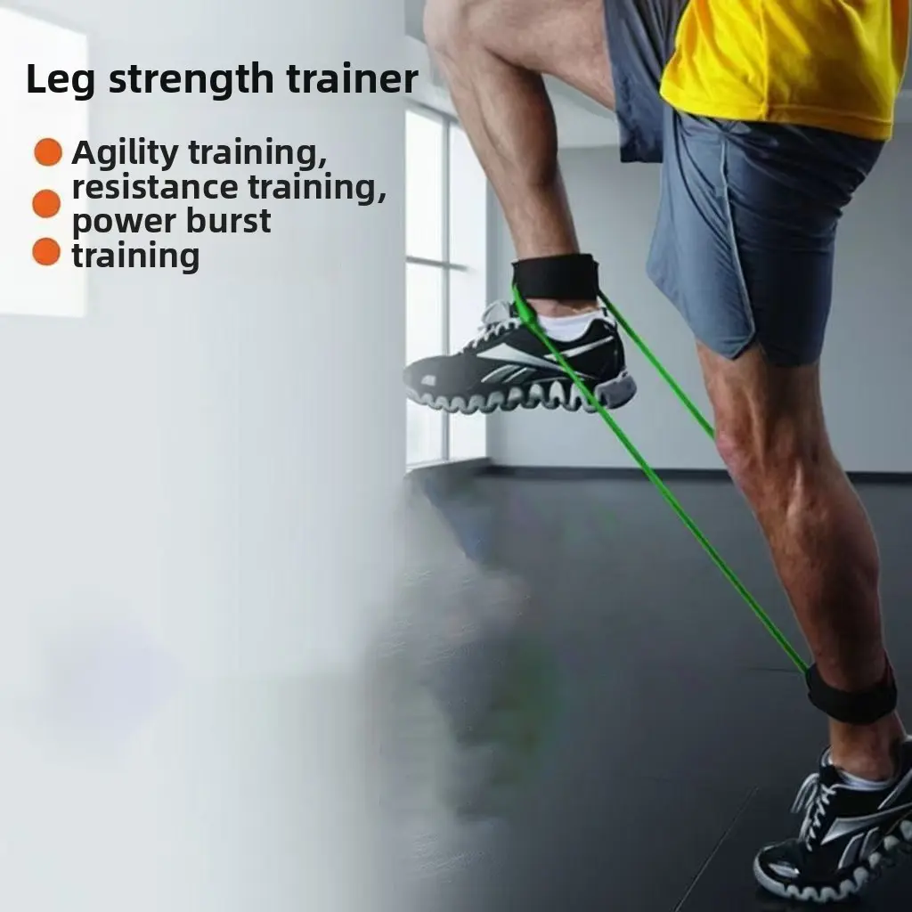 Ankle Resistance Band for Wrestling Training, Adjustable Multi-Functional Pull Rope, Deep Squat Elastic Tube, Fitness Equipment
