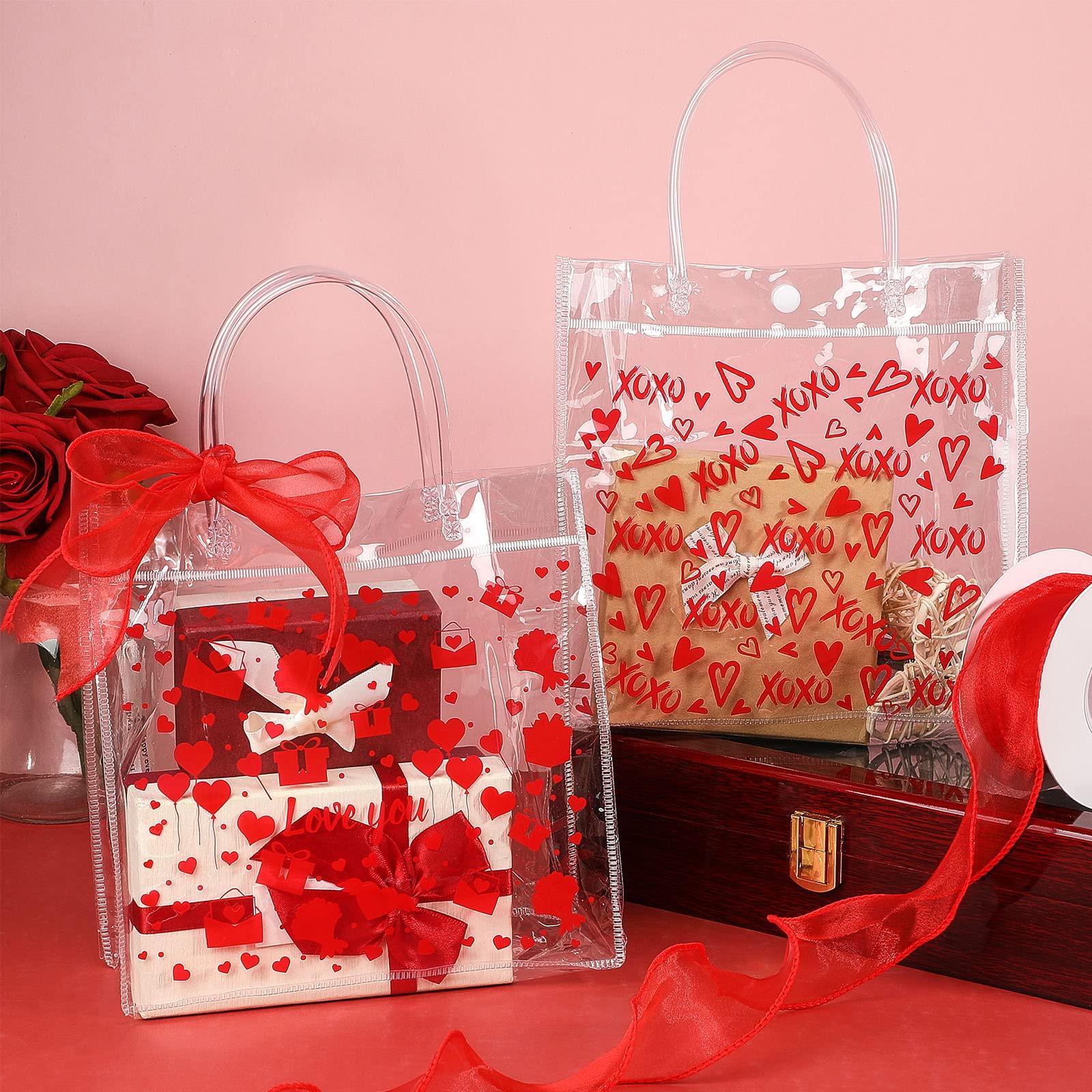 20/24 Pcs Mini Valentine Clear Goodie Bags Heart PVC Gift Bags with Handle Heart Love Dog Paw Pattern Tote Bag Reusable Plastic Wrapping Bags Transparent Bag for Daily Use Puppy Pet Treat Party Birthday Galentine Wedding Party,7.87 x 7.87 x 3.15 inche 20/24 Pcs Mini Valentine Clear Goodie Bags Heart PVC Gift Bags with Handle Heart Love Dog Paw Pattern Tote Bag Reusable Plastic Wrapping Bags Transparent Bag for Daily Use Puppy Pet Treat Party Birthday Galentine Wedding Party,7.87 x 7.87 x 3.15 inche