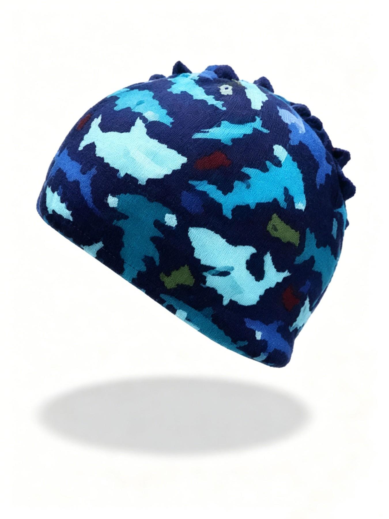 Kids Swimming Hat Digital Print High-Quality Fabric, Cartoon Design for Boys and Girls, Baby Swim Cap, Comfortable and Stylish