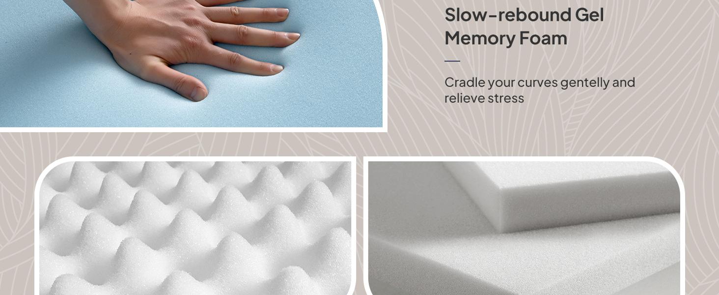 FlexPedic 12-14 Inch Extra Firm Hybrid Mattress, Queen/King, Gel Memory Foam & Pocket Springs for Pressure Relief & Motion Isolation, Fiberglass-Free