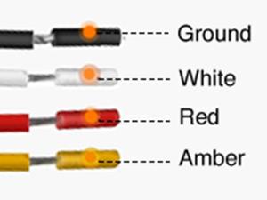 Nilight Side Marker Light 30PCS 3.8 Inch Amber Red White 6 LED Indicator Light Marine Boat  Vehicle