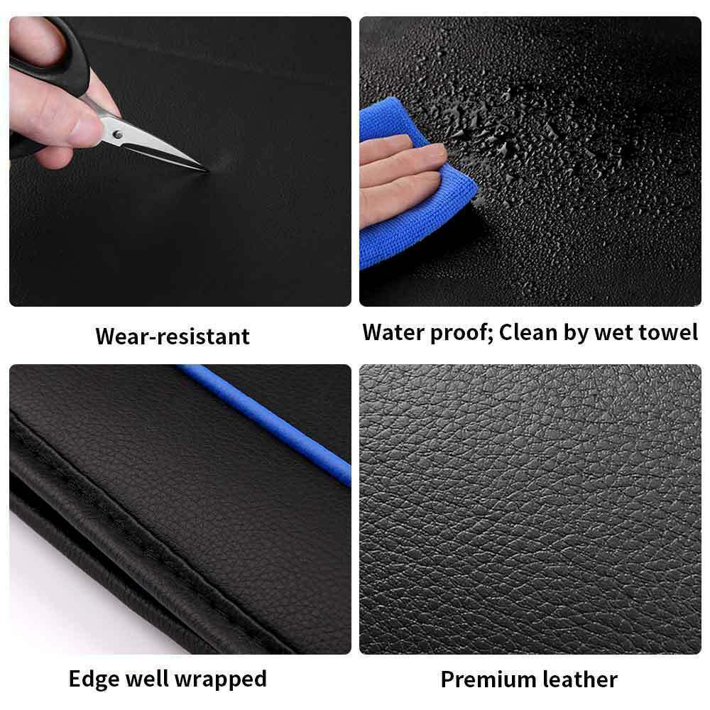 Arespark 5 Seats Full Set Car Seat Covers, Waterproof Luxury Leather Cushion Protectors, 40/60 Split Front and Rear Bench Seat, Auto Accessories, Universal Fit for  Nissan /Honda /Civic /CRV /Hrv /Kia /Sorento /Toyota /Corolla /4Runner /Camry/Tacoma