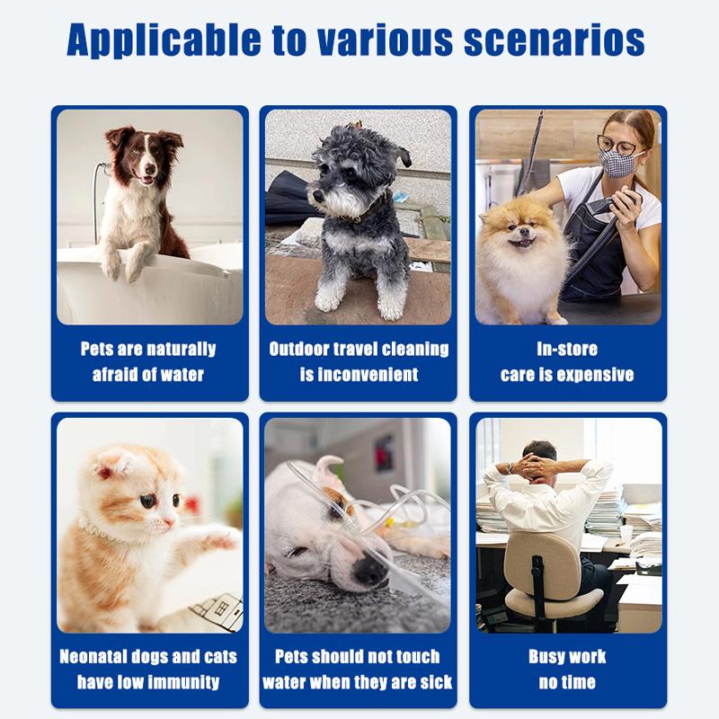 🐾 Muddy Paws Savior | 6-Pack Dog Cleaning Wipes Gloves | Quick Post Walk Dirt Remover