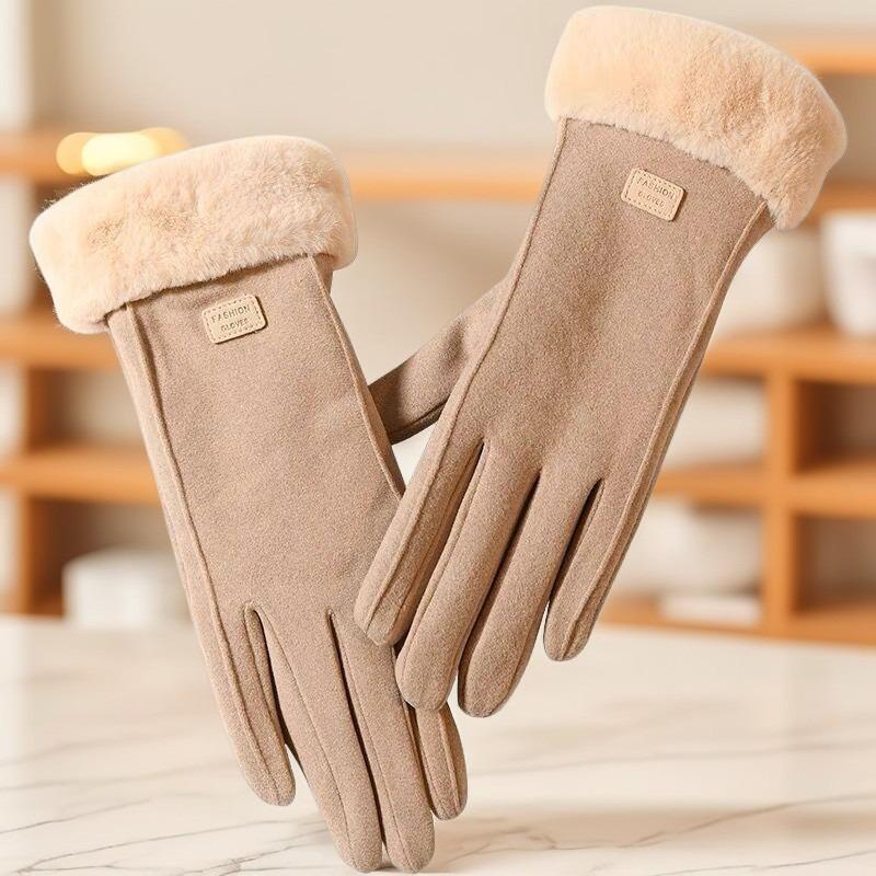 Autumn Winter Deer Skin Gloves, Soft Non-Slip Fine Touch, Screen Touch Sensitive, Versatile Daily Use, Comfortable and Stylish