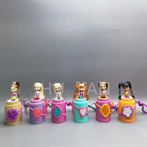 Original sweet secret lipstick DIY doll with small comb, girl's favorite gift