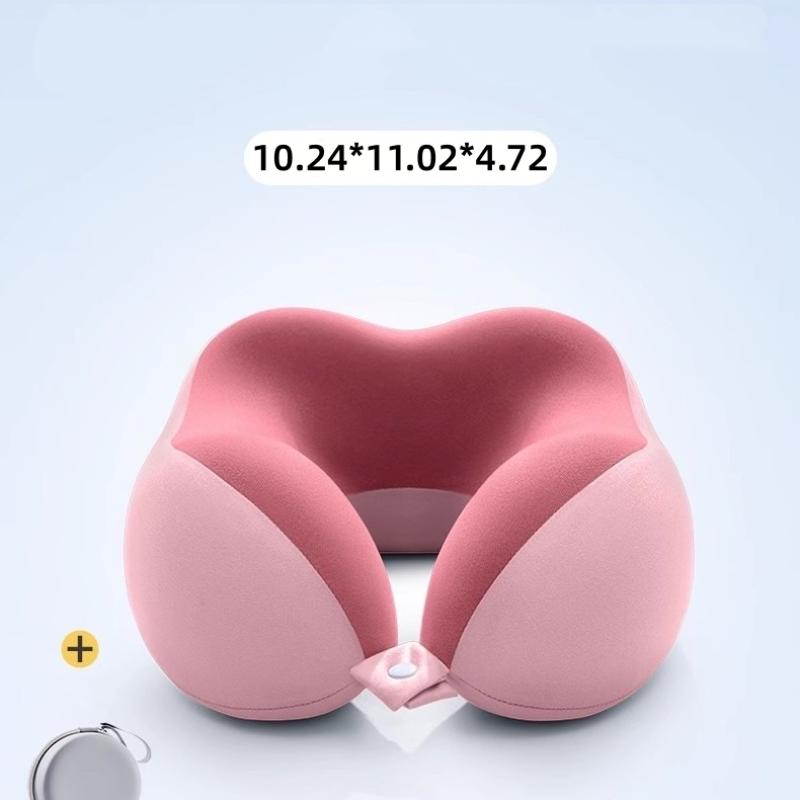 Portable cervical pillow, suitable for travel and home | Ergonomic design, compact and easy to store, comfortable sleep, suitable for desk, car and long-distance flights, slow rebound, machine washable pillowcase