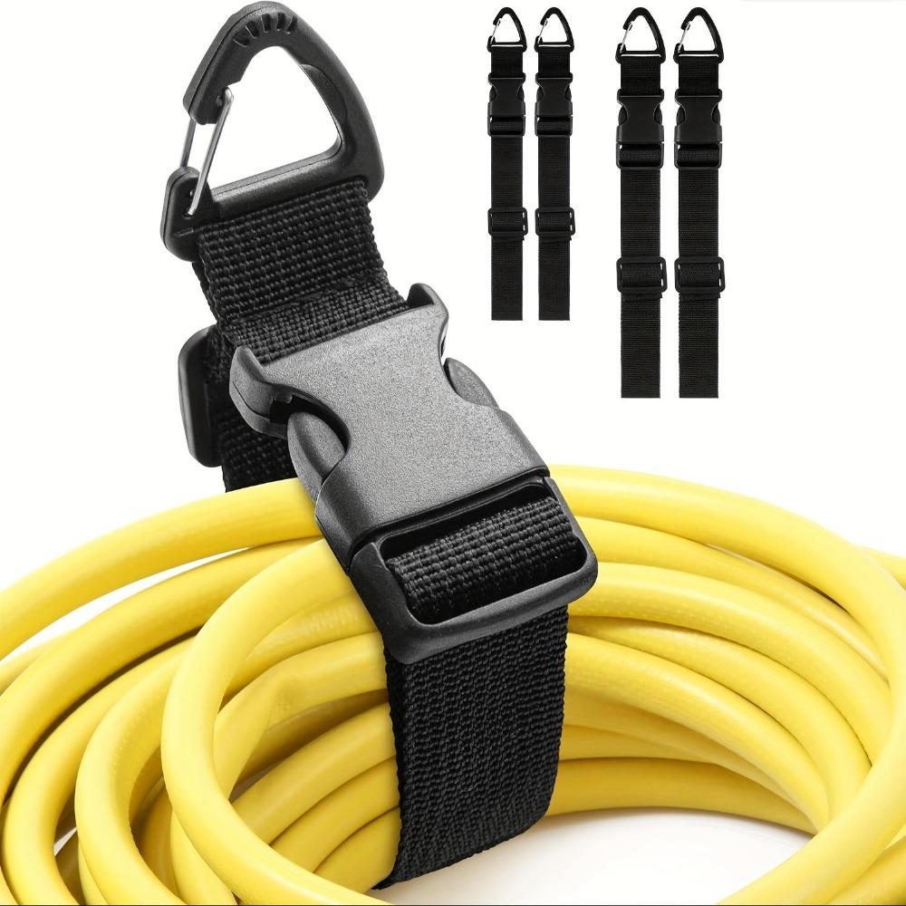 Adjustable Extension Cord Organizer | 3-Axis Buckle Design Durable Polypropylene | Workshop Garage Cable Storage Essential