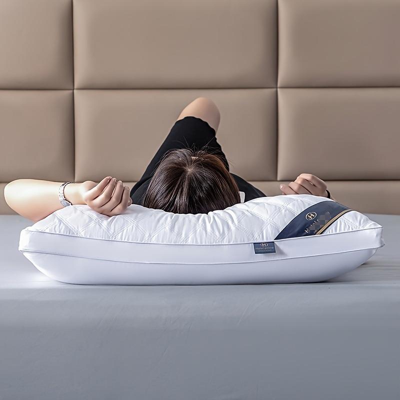 1/2pcs Orthopedic Neck Support Pillows with Comfortable Fabric and Pillowcases - Made of 100% Soft Polyester (700g/800g options), Fits the Cervical Spine for Side and Back Sleep, Breathable and Comfortable for Home Use, Machine Washable