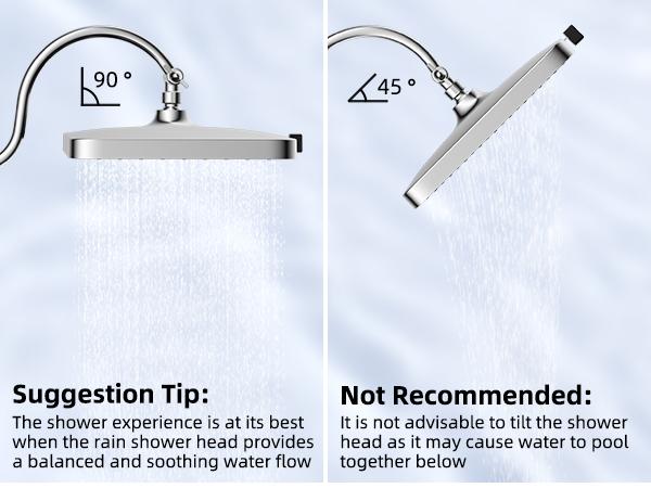 Hibbent Upgraded 13'' Shower Head Combo, High Pressure 5-spray Rainfall Showerhead, Stainless Steel 4 Modes Handheld Spray, All Metal 4-way Diverter Valve, Extension Arm, 71'' Hose and Holder, Chrome