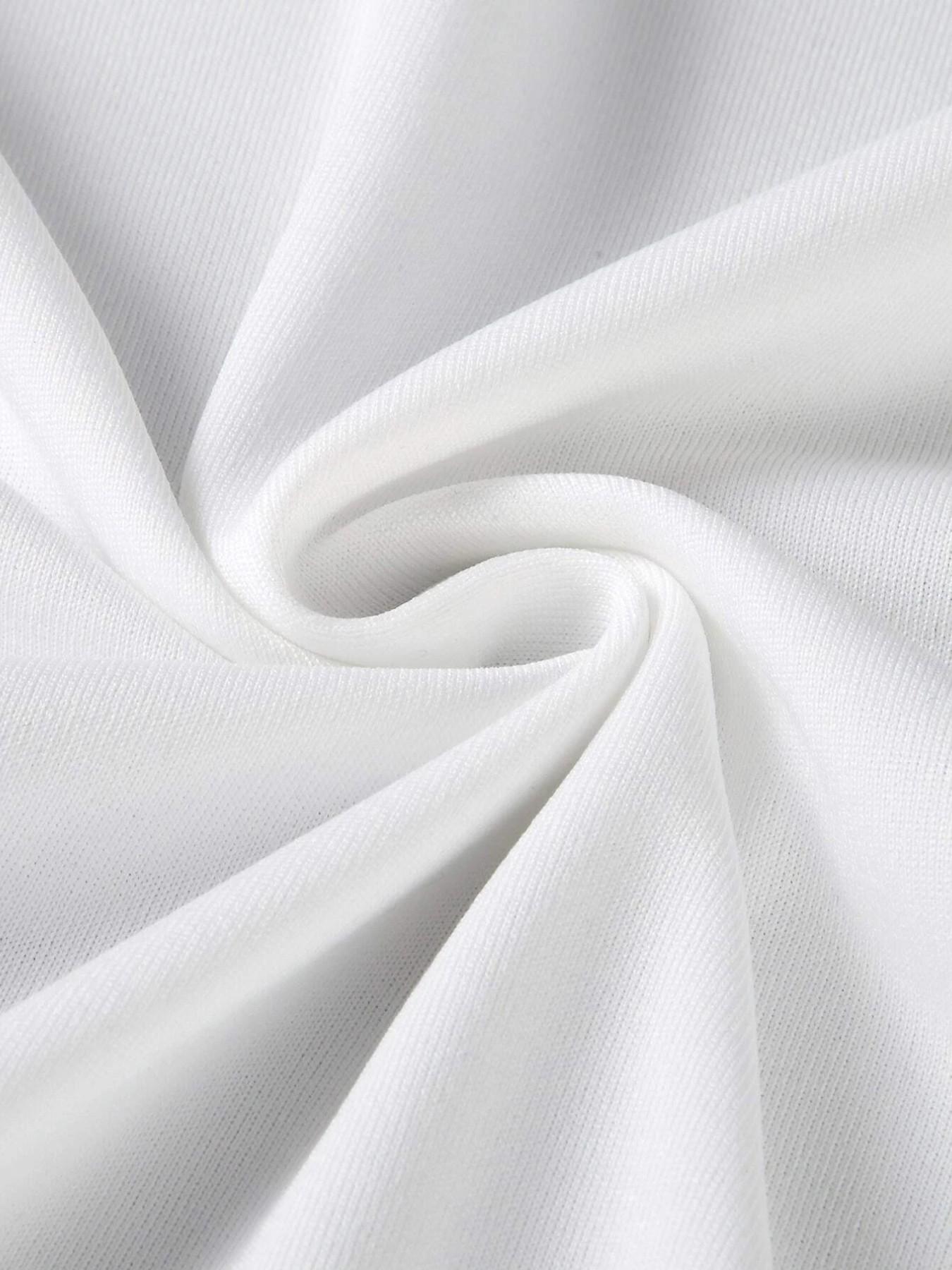 American High Street Dark Vortex Print T-Shirt for Men, 2026 New Oversize Loose Short Sleeve, Heavy Metal Style Streetwear