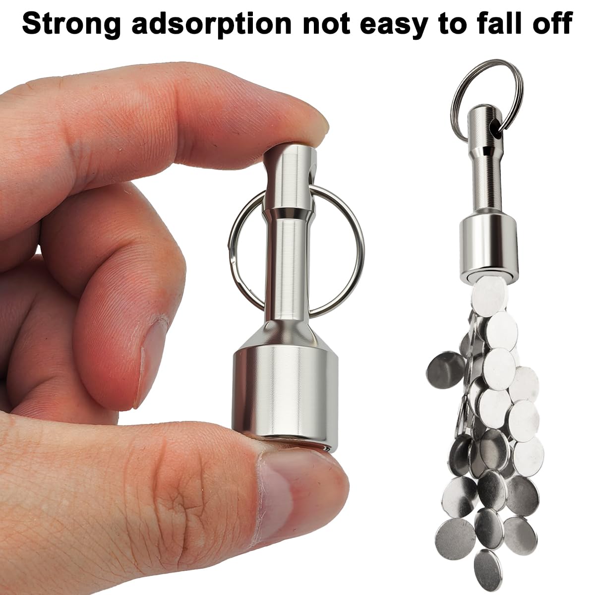 2 Pack D15mm   for Testing ,  & ,  Pocket  for Purse with   with Black  Bag, Ferrous Metals Test  and   Holder