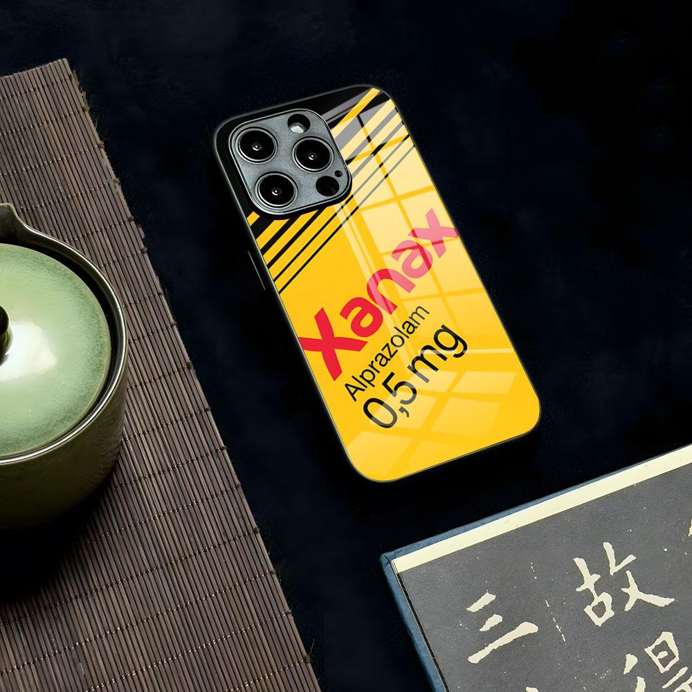 XANAXS Pattern Phone Case for Iphone 17 air 16 15 13 12 14 11 Pro Max Mini X Xr Xs 8 7 Puls 6 glass luxury coque