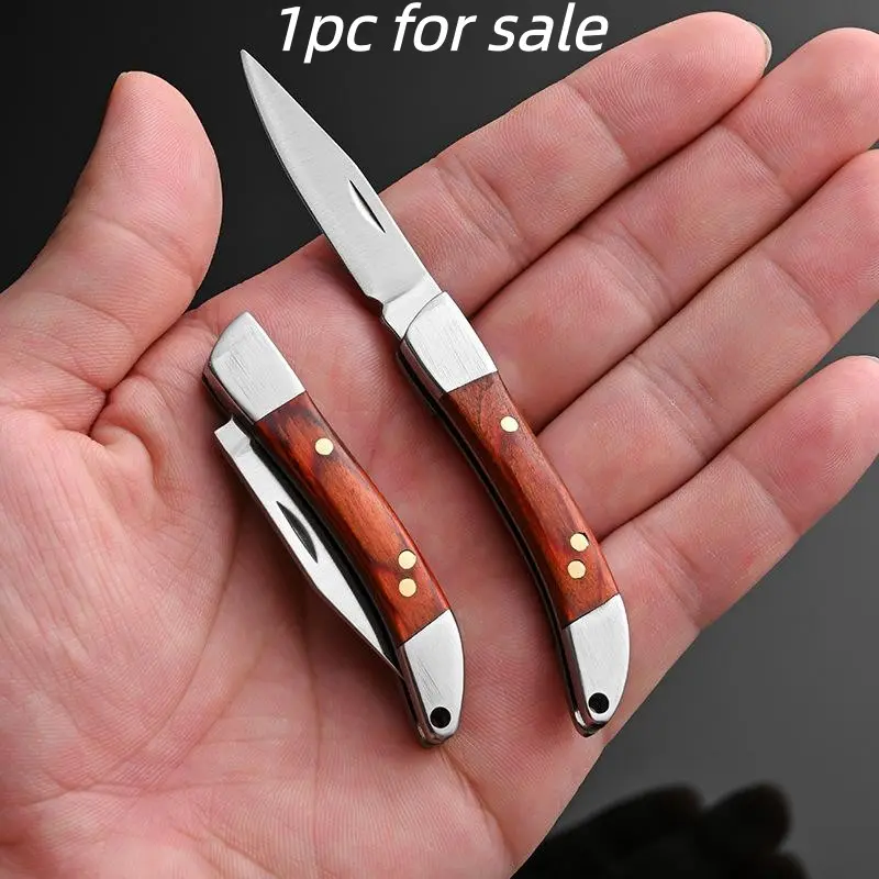 Portable EDC Outdoor Folding Knife, Sharp Mini Pocket Knife and Compact Keychain Tool for Daily Use, Fishing, Camping, Hiking and Survival, Camping Knives, Survival Tools, Portable Multipurpose Knives