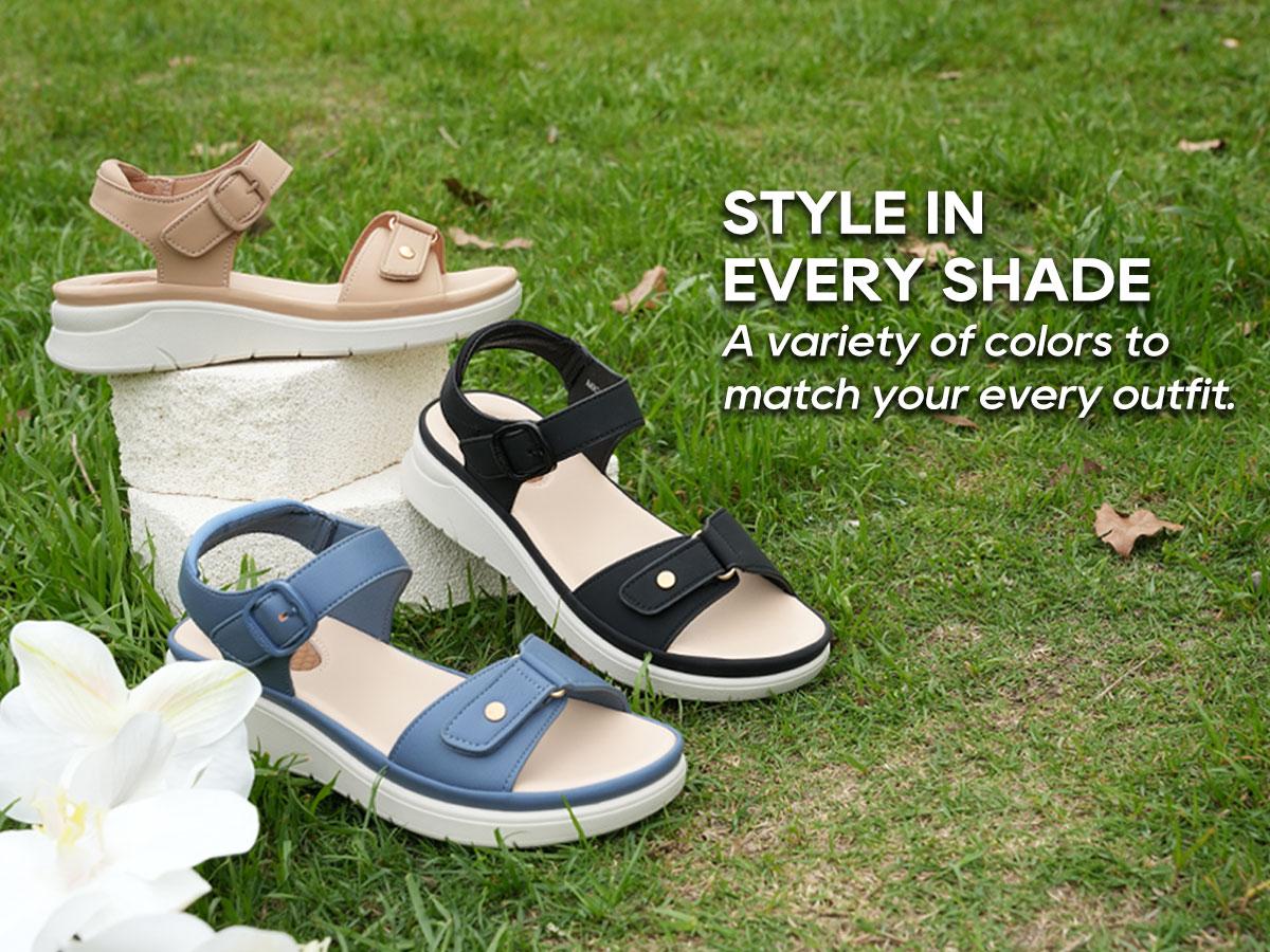 Women Massage Sandals Orthopedic Walking Platform Sandals