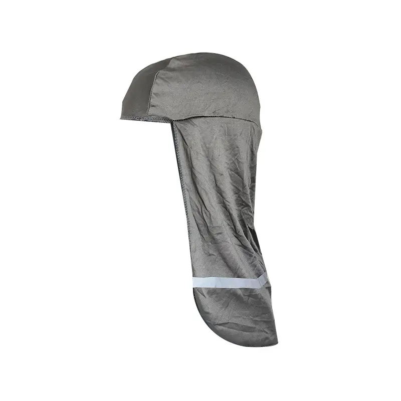 Light gray with reflective strips