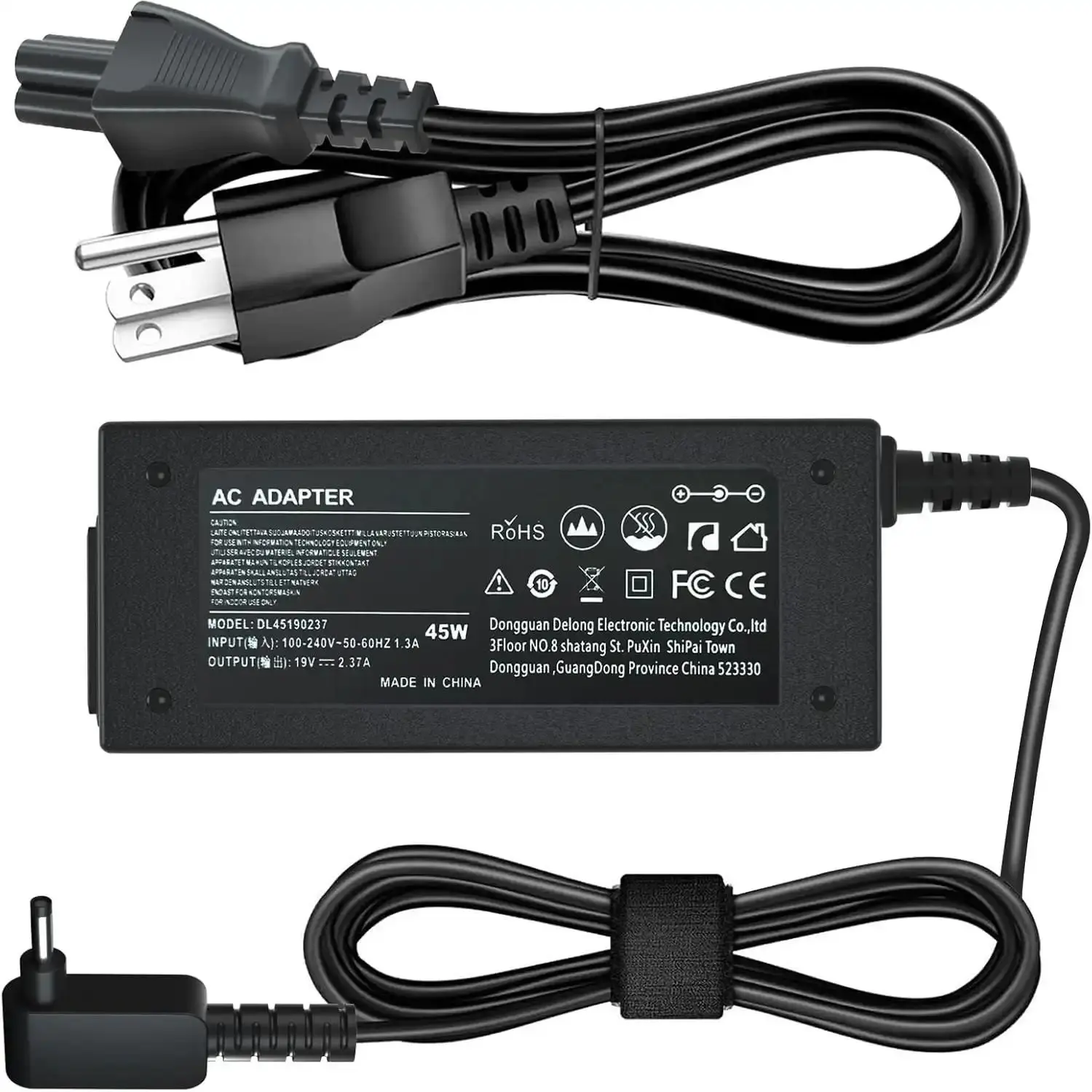 19V 2.37A 45W AC Adapter Laptop Charger Compatible with Acer Aspire 5 A515-44 A515-46 A515-54 A515-54G A515-55 A515-56 A517-52,Chromebook R11 Series PA-1450-26 Power Cord