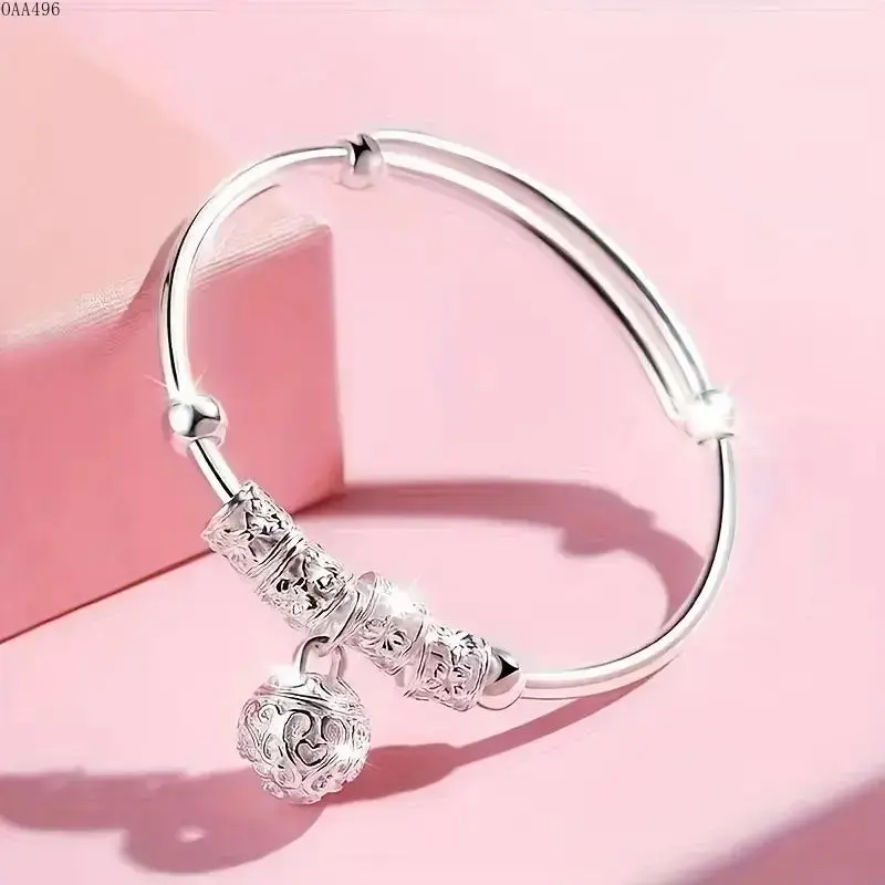 Women's Adjustable Minimalist Heart Charm Bracelet, DIY Bag Accessory for Daily Use & Gift Giving, Daily Wear
