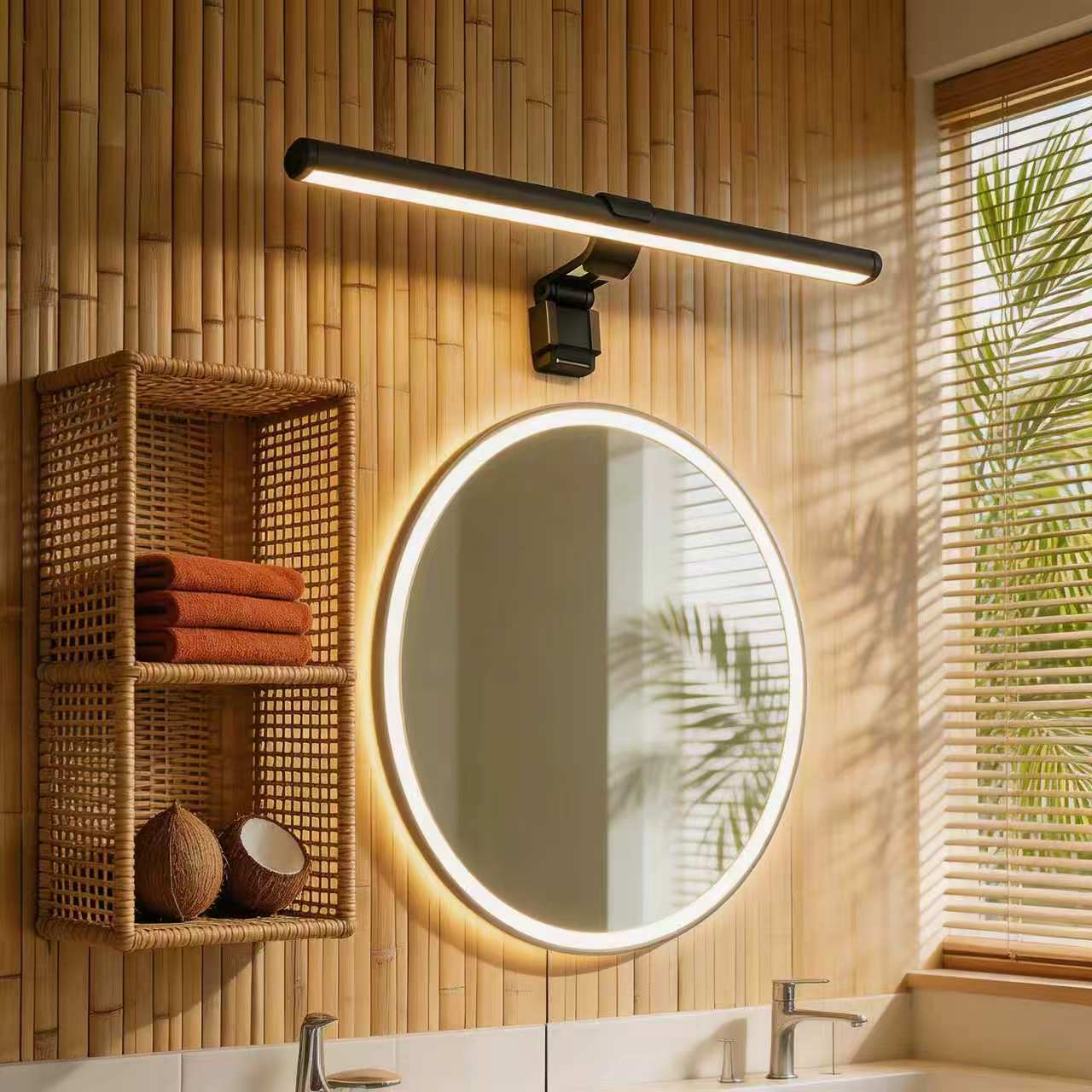 Bedroom LED Wall Lamp - Touch Control, USB Port, 3 Dimmable Modes, 90° Rotatable, Wide Coverage Eye Protection, Adjustable Bedroom Lighting, Decorative Interior Lights, Ambient Night Lamp, Modern Mood Lighting (Valentine's Day Pick) outdoorfun