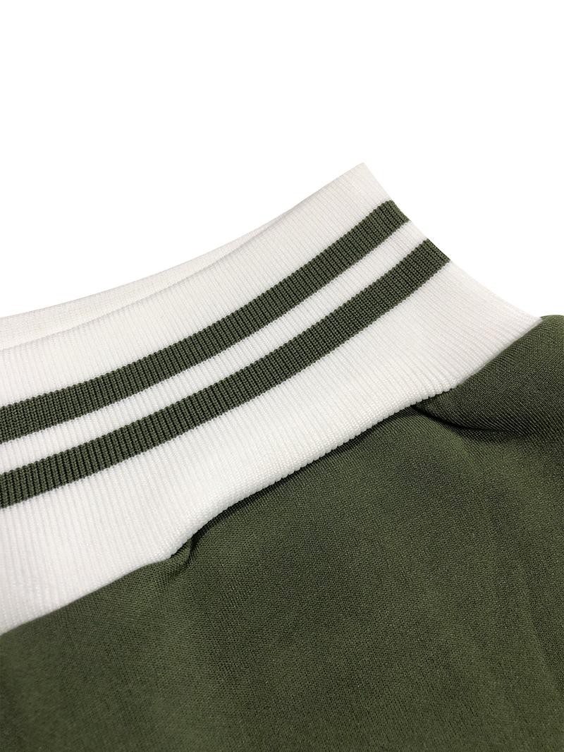 Women's Colorblock Print Zip Up Crop Jacket & Pants Two-piece Set, Casual Matching Set, Casual Fashion Cozy Breathable Two Piece Outfits for Daily Outdoor Wear, Women Clothes for Fall & Winter