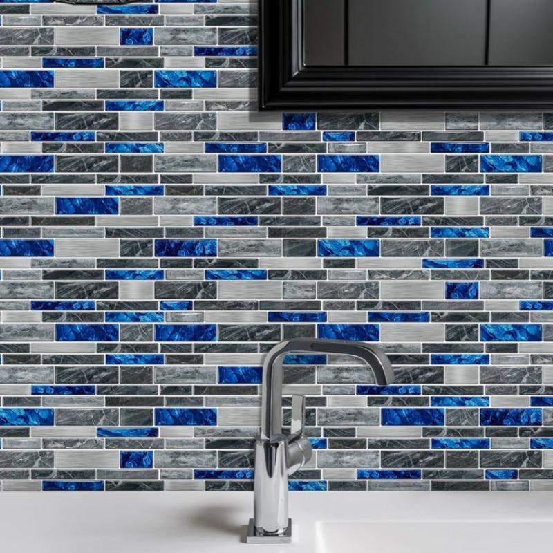 FLOLEOPA 48-Piece Peel-and-Stick Wall Decals Kitchen & Bathroom Splashback Protection Waterproof, Oil-Resistant, Heat-Resistant Ideal for Dining Rooms, Schools, and Office Wall Decor Marble Pattern Stickers, Tile Decals, Wall Panels FLOLEOPA 48-Piece Peel-and-Stick Wall Decals Kitchen & Bathroom Splashback Protection Waterproof, Oil-Resistant, Heat-Resistant Ideal for Dining Rooms, Schools, and Office Wall Decor Marble Pattern Stickers, Tile Decals, Wall Panels