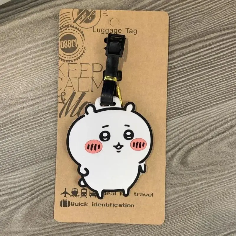 Kawaii chiikawa hachiware luggage tag cute luggage tag cartoon suitcase ID card address clip luggage boarding portable gift