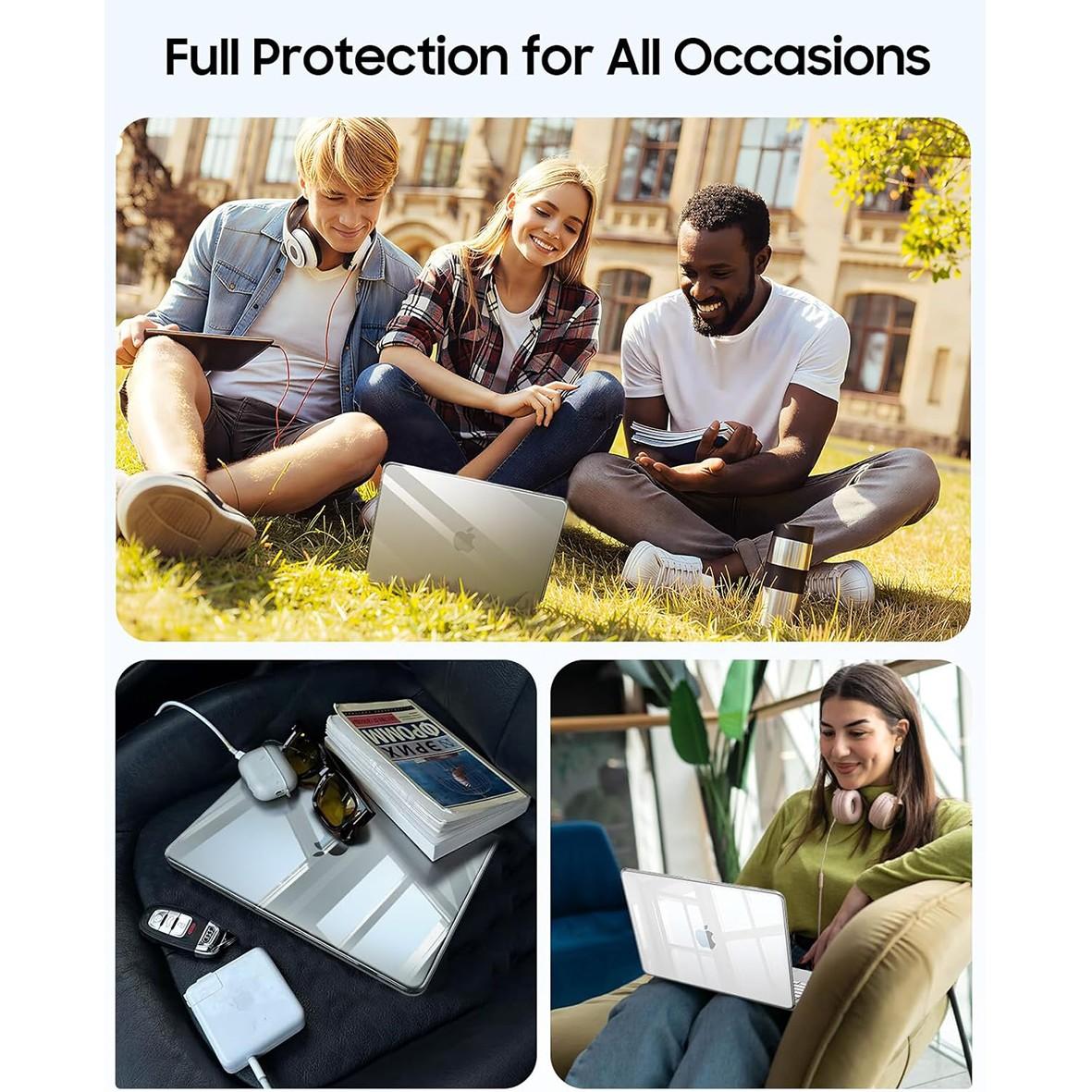 Protective Case for Macbook Neo 13 Inch A3404, Ultra-Thin High Transparency Snap on Hard Shell, Crystal Clear Cover for A18 Pro Chip