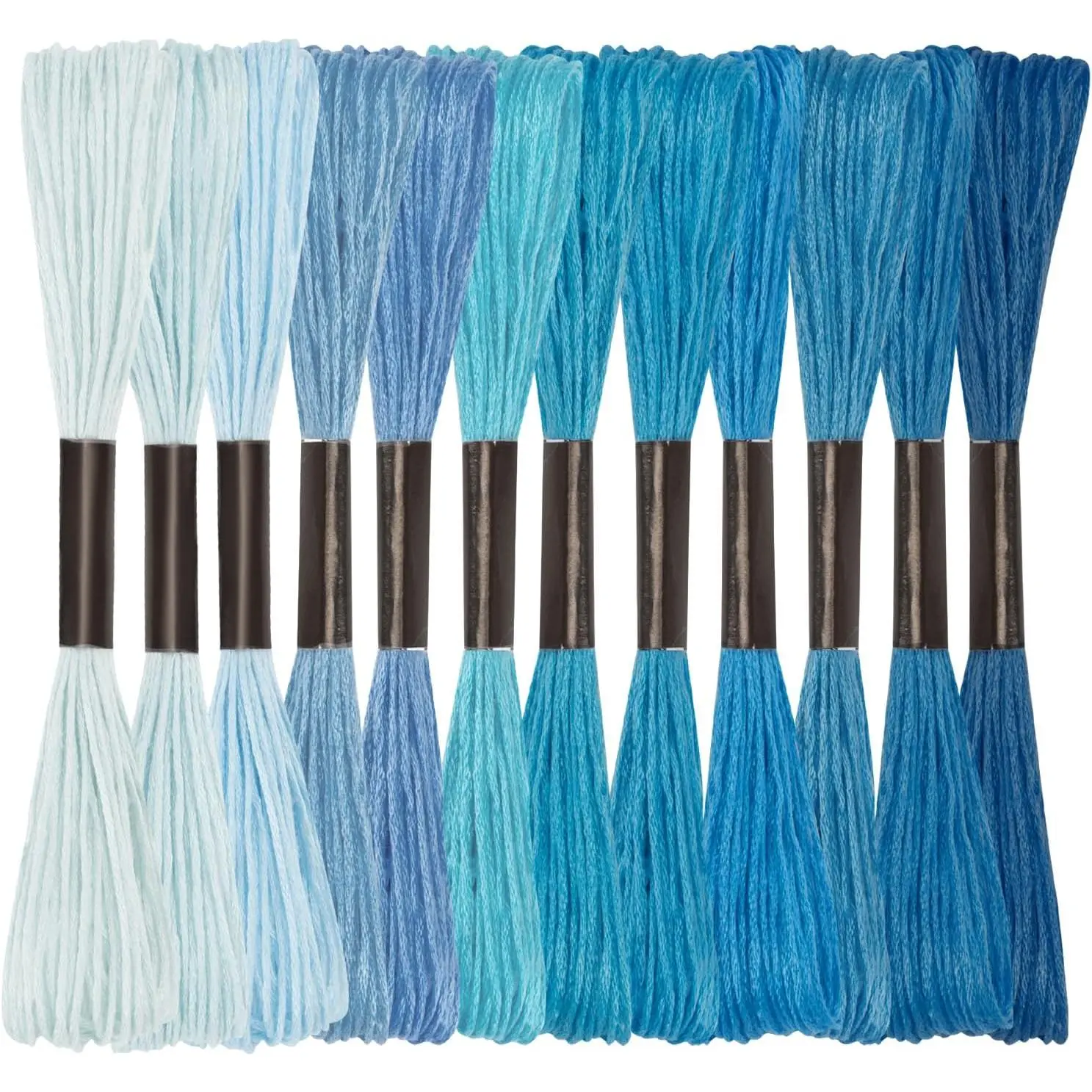 Friendship Bracelet String, 12 count Embroidery Floss, Blue Series | Including 344.5"    Thread, Hand Embroidery Thread for DIY Sewing and Embroidery Crafts Making