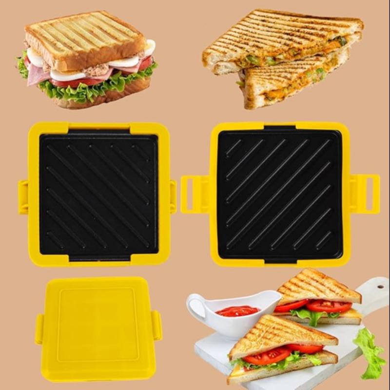 Microwave Toaster Oven, Microwave Sandwich Maker, Toastie Maker, Suitable for Toasts, Waffles, Sandwiches, Multi-Functional Kitchen Appliance