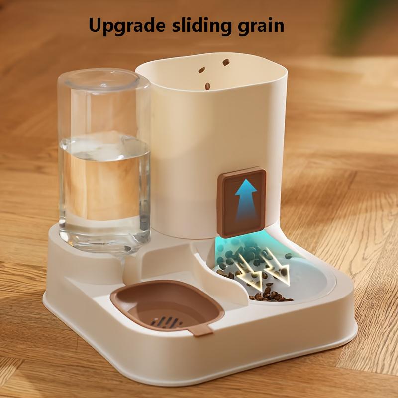Pet 2-in-1 feeding and water dispenser, automatic feeding and continuous water dispenser, cat feeding and water dispenser, suitable for cats and dogs