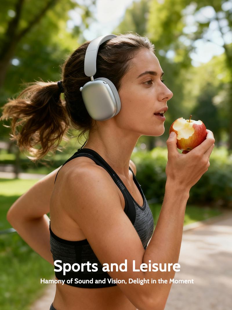 Wireless Over-ear Headphone,Bluetooth-compatible Headset For Sports,Gaming