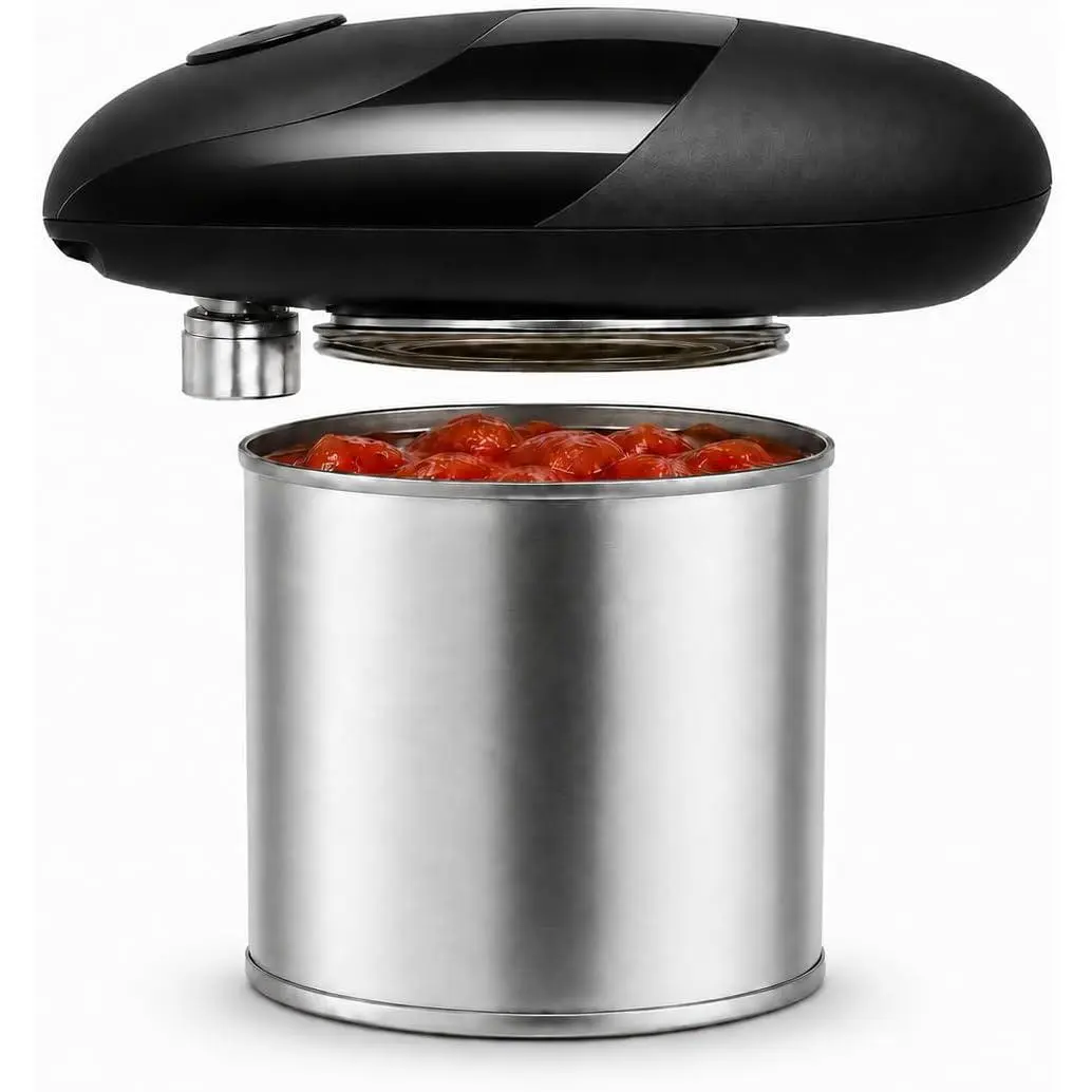 Electric Can Opener One Touch Automatic Jar Opener for Seniors with Arthritis, Smooth Edge Hand Held Battery Operated Kitchen Gadget, Camping Essentials