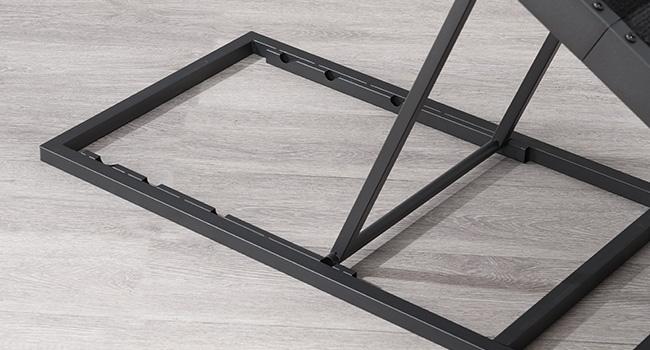 HOOBRO Dog Ramp for Bed, 63 Inch Long Dog Ramp for Couch and Bed, Pet Ramp with Non-Slip Mat and Safety Side Rails, 4 Height Adjustable up to 33 inch, for Small/Large/Old Dogs, Black