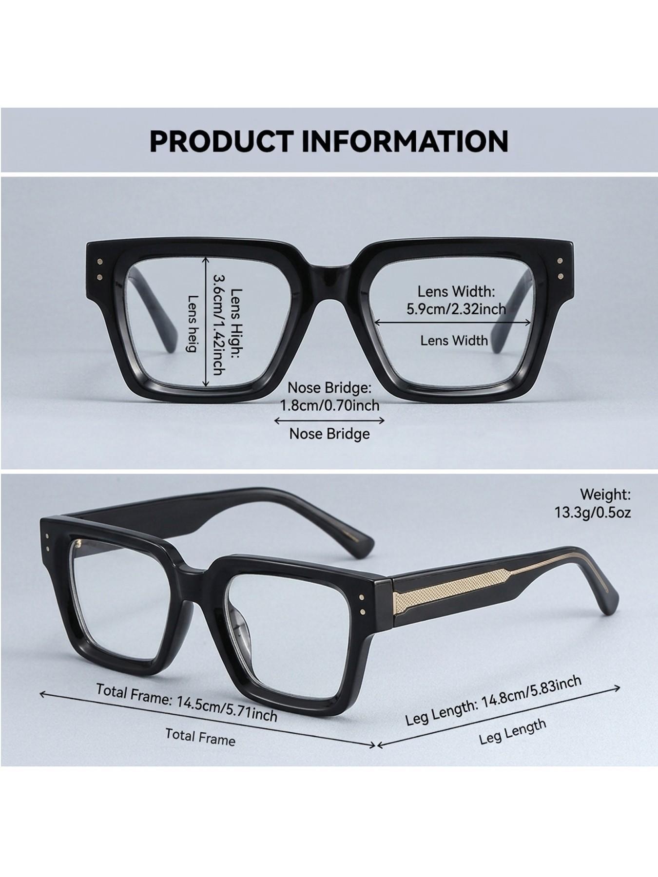 Protagonist Aura Anti Blue Light Glasses Tortoise Shell Square Style, Reduce Digital Eye Strain, Perfect for Work, Study And Gaming
