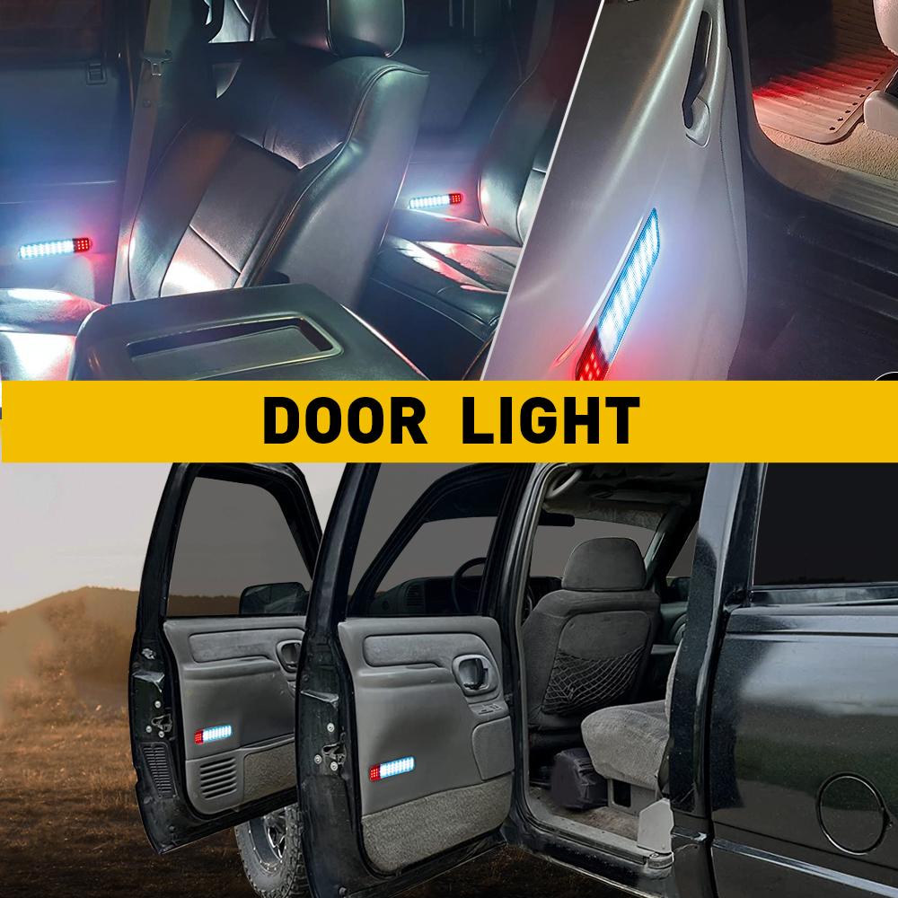 LED Door Panel Lights Courtesy Lamps Fit Chevrolet Silverado 1500 2500HD 3500HD Chevrolet & GMC Cadillac Hummer H2