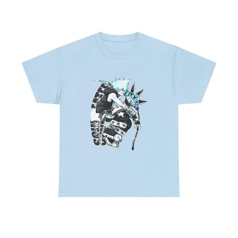 Soul Eater Anime Tee: Black Star Vaporwave Gothic Grunge Manga